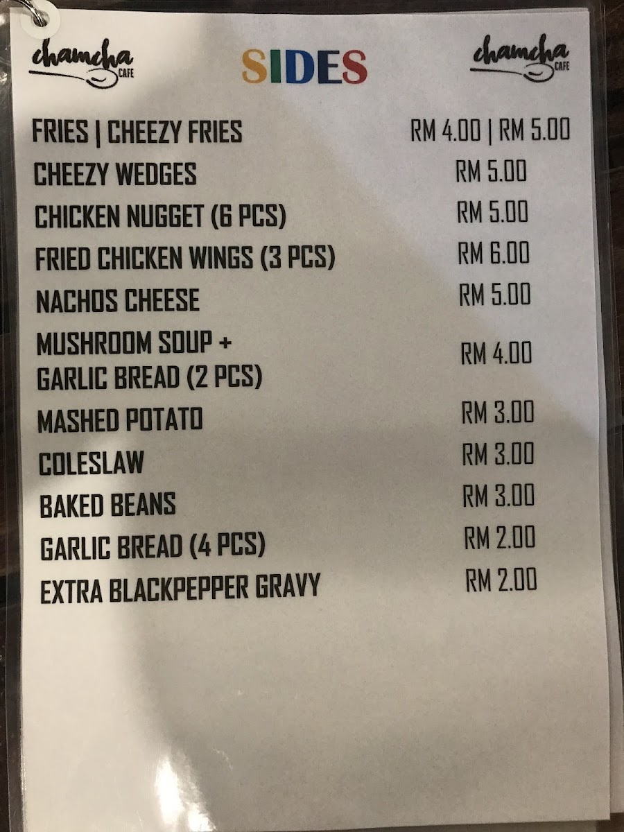 Chamcha Cafe Photo Menu 8
