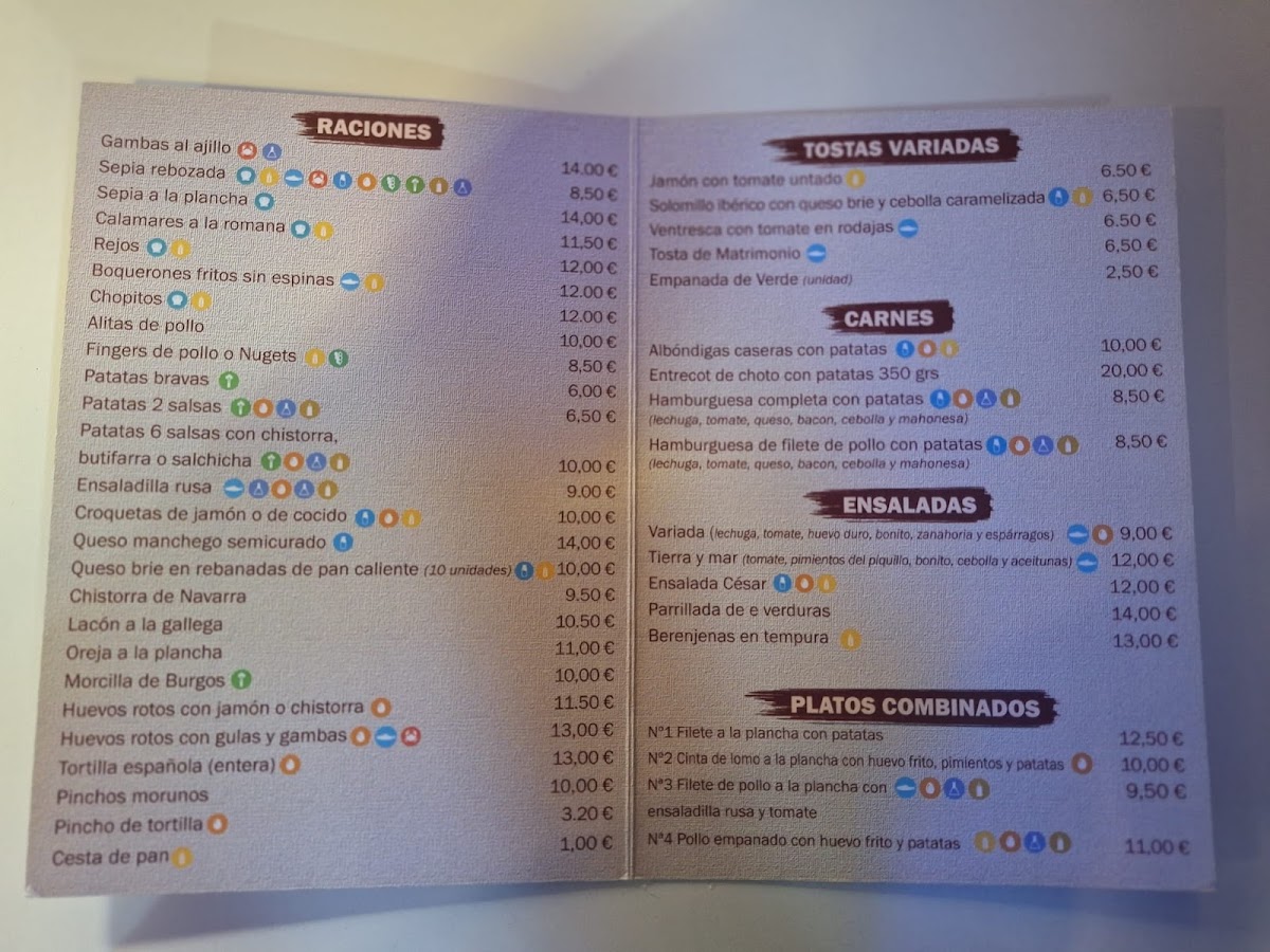 LA ORENSANA, CERVECERÍA Photo Menu 1