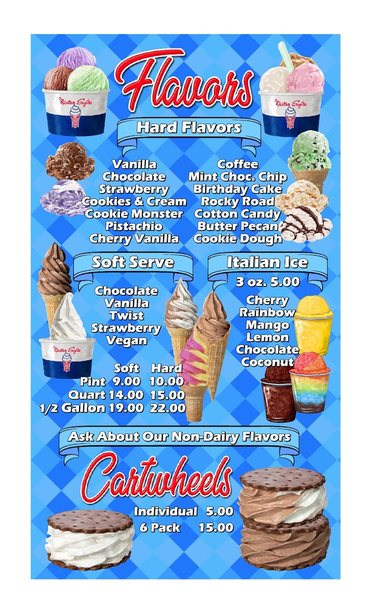 Mr Softee - Nathan's Famous Hot Dogs - Arthur Treachers Photo Menu 2