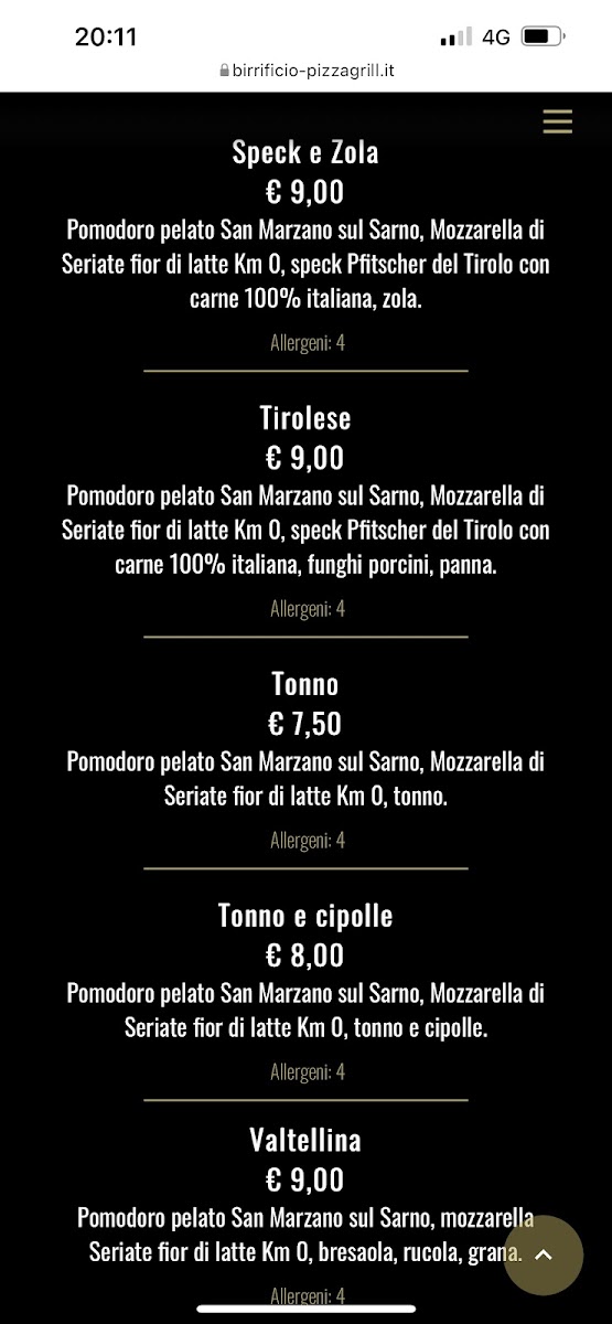 Bisboccia - Seriate Photo Menu 2