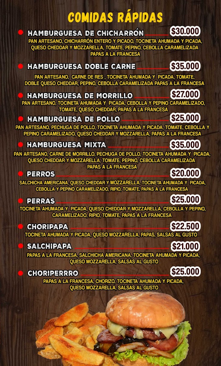 Guarango Photo Menu 1