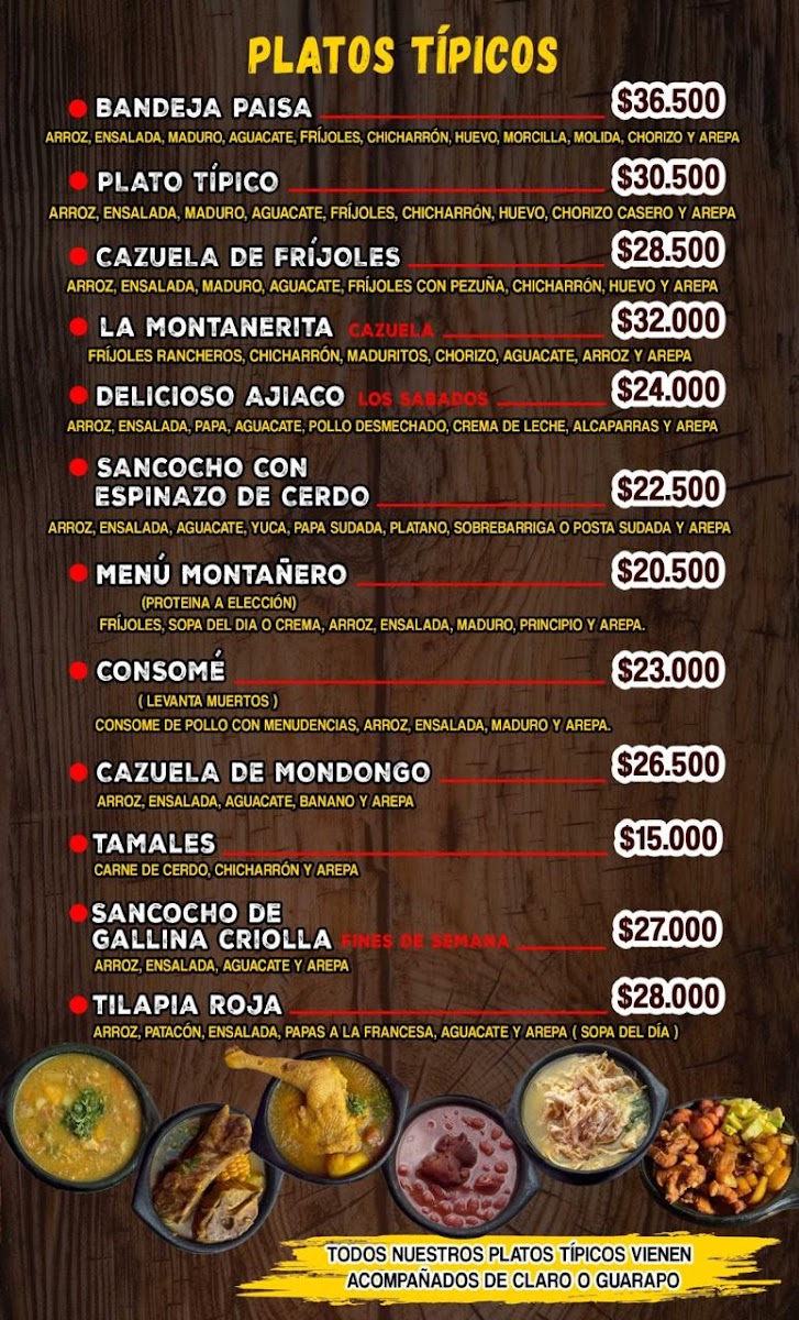 Guarango Photo Menu 2