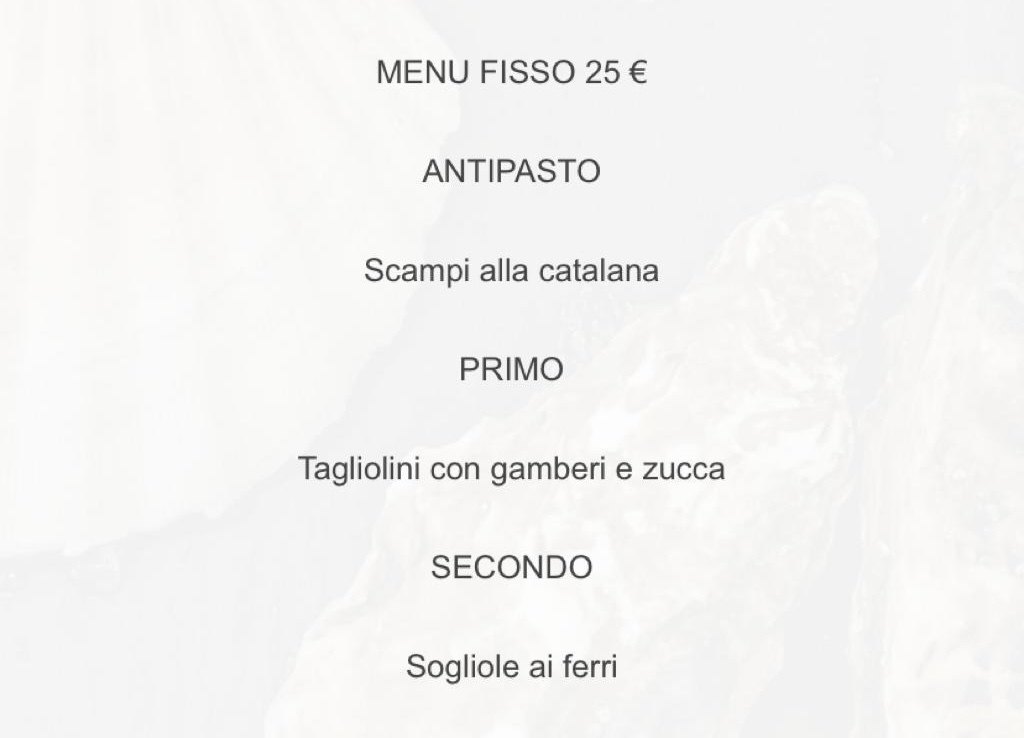 Ristorante da Irene Photo Menu 3