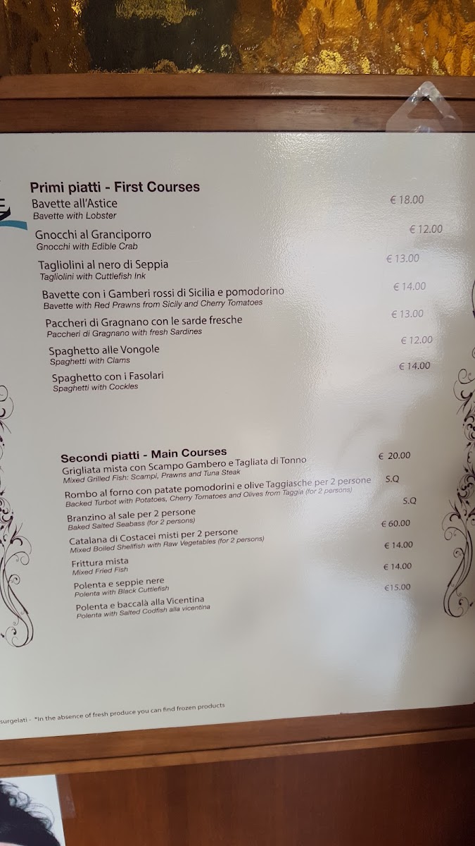 Ristorante da Irene Photo Menu 6