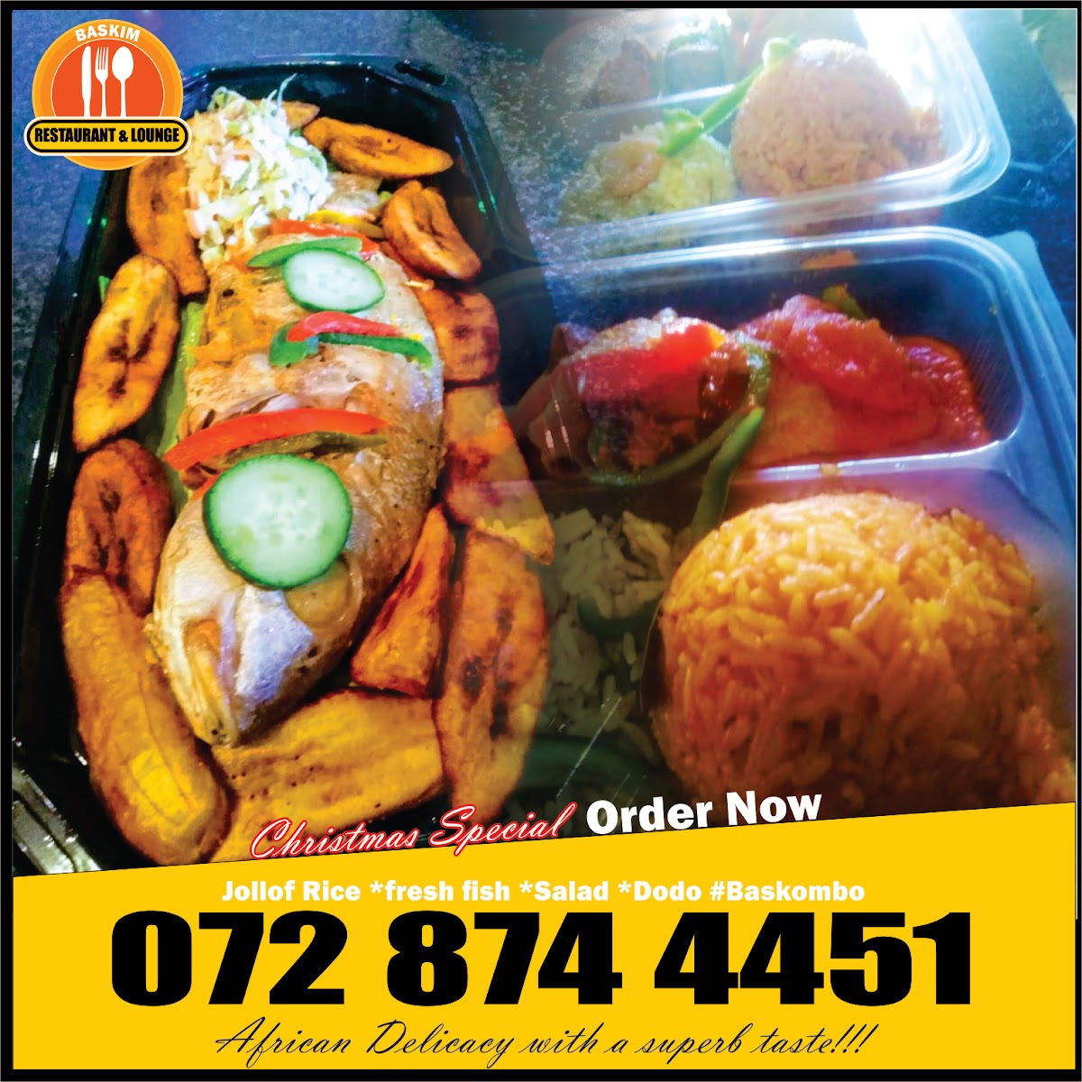 Baskim Restaurant and Lounge (African Cuisine) Photo Menu 5