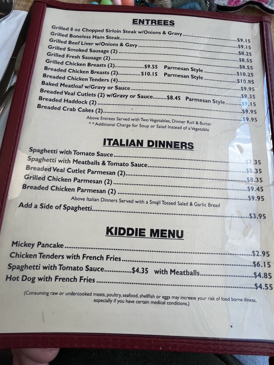 3rd Street Cafe Photo Menu 1