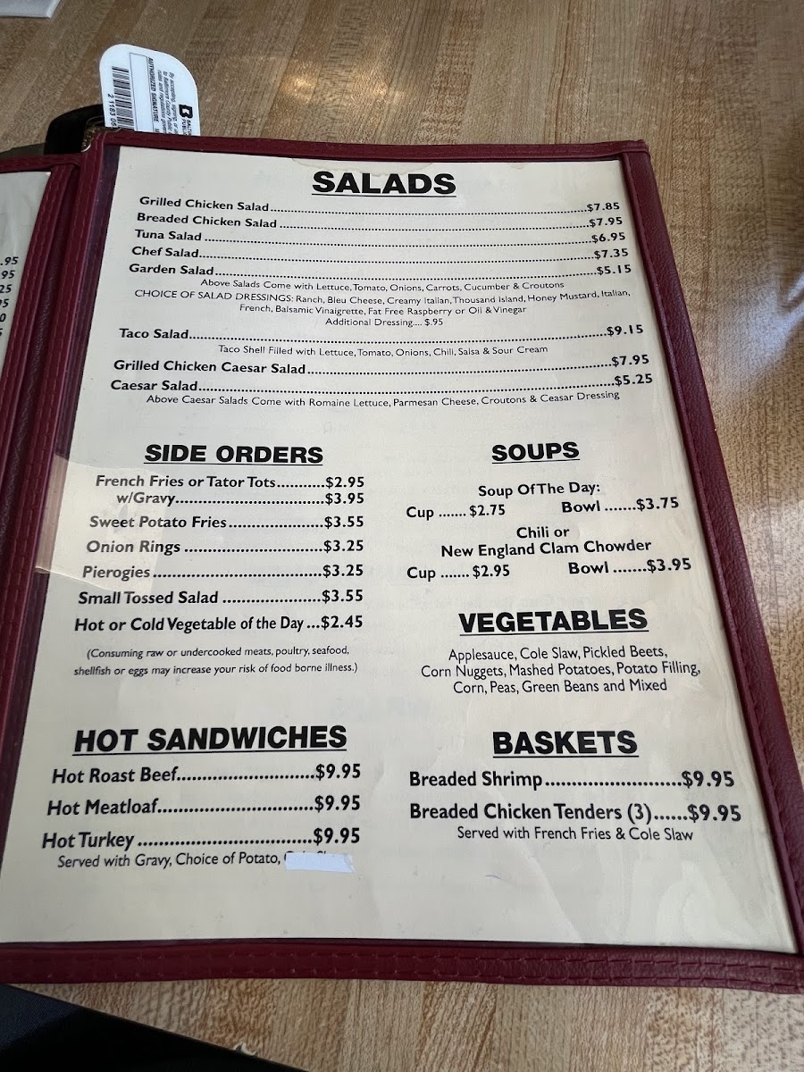 3rd Street Cafe Photo Menu 3
