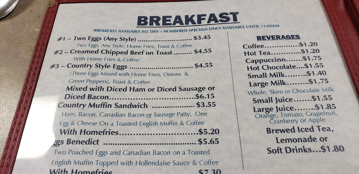 3rd Street Cafe Photo Menu 9
