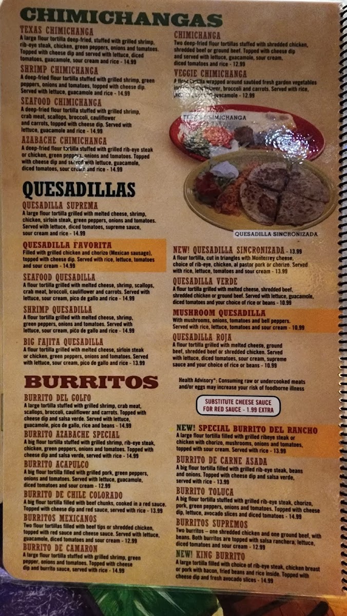 EL Azabache Mexican Restaurant Photo Menu 1