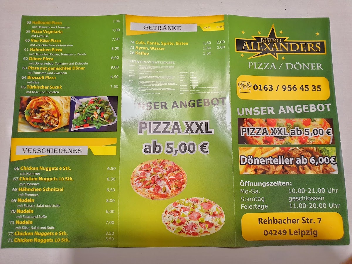 Bistro Alexanders (Knauthain) Photo Menu 3