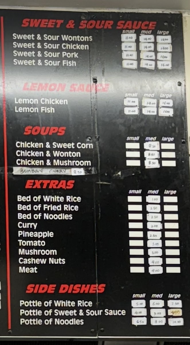 Green Island Takeaway's Photo Menu 4