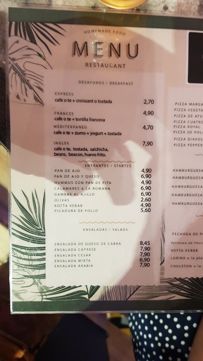 THE BISTRO panacea london lounge Photo Menu 10