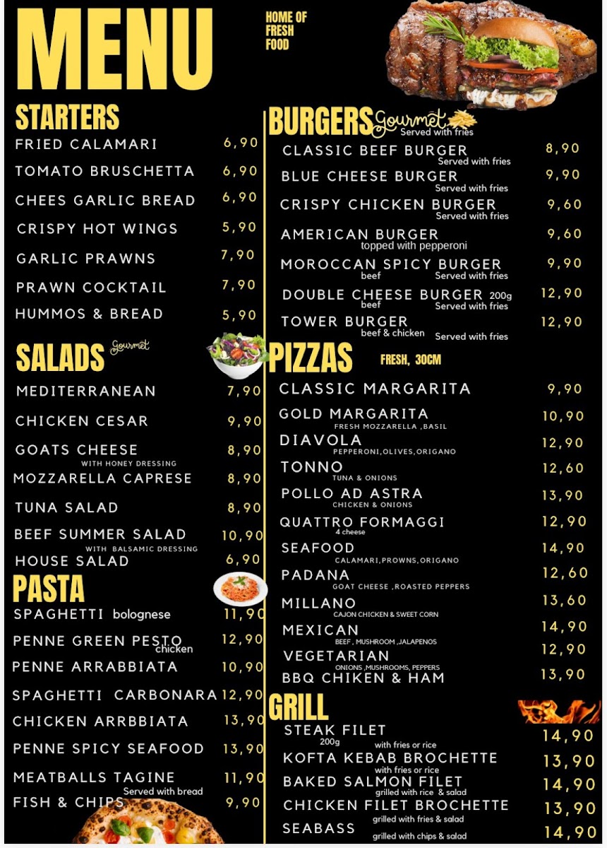 THE BISTRO panacea london lounge Photo Menu 2