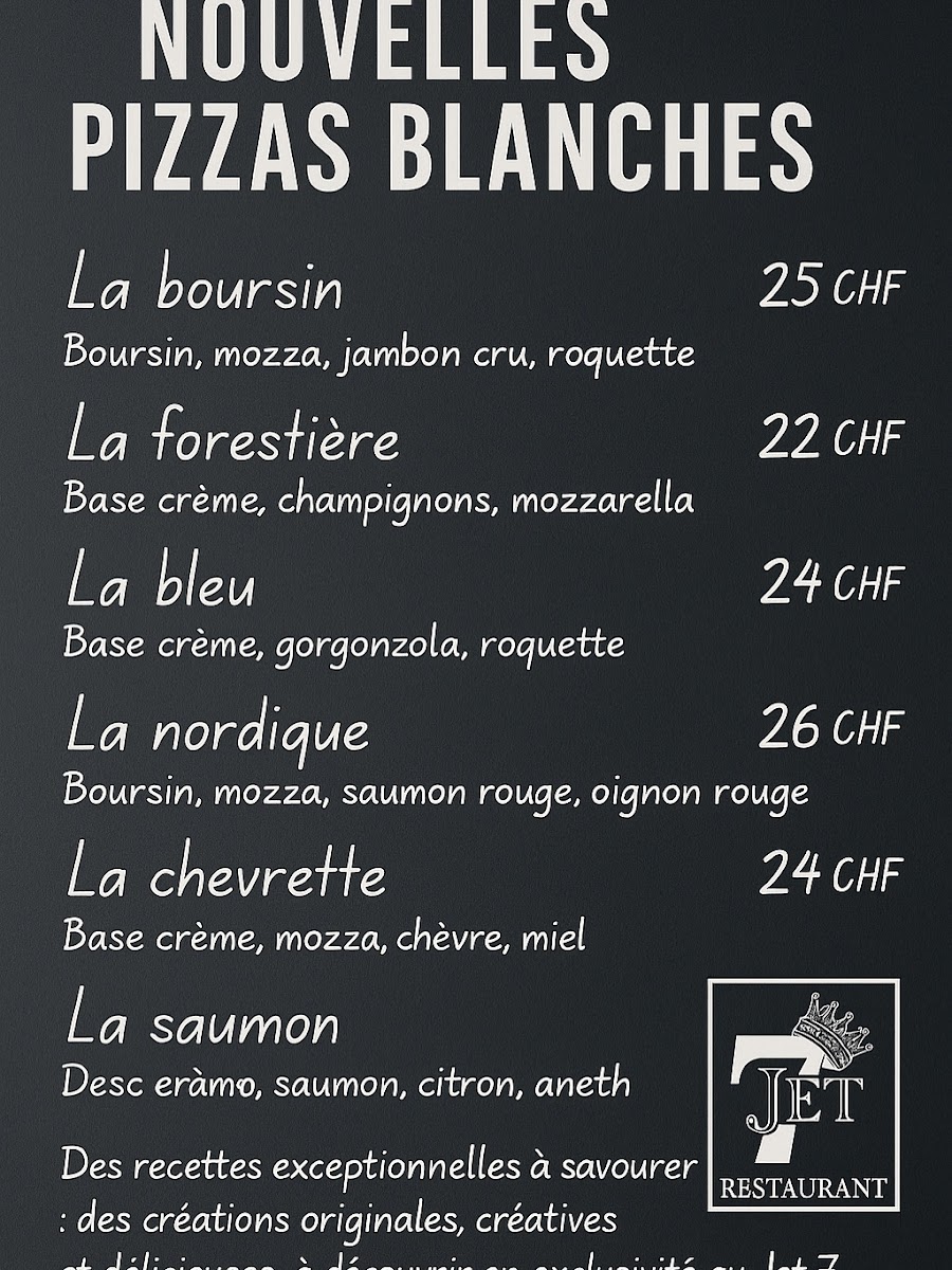 Jet 7 bar restaurant pizzeria Photo Menu 3