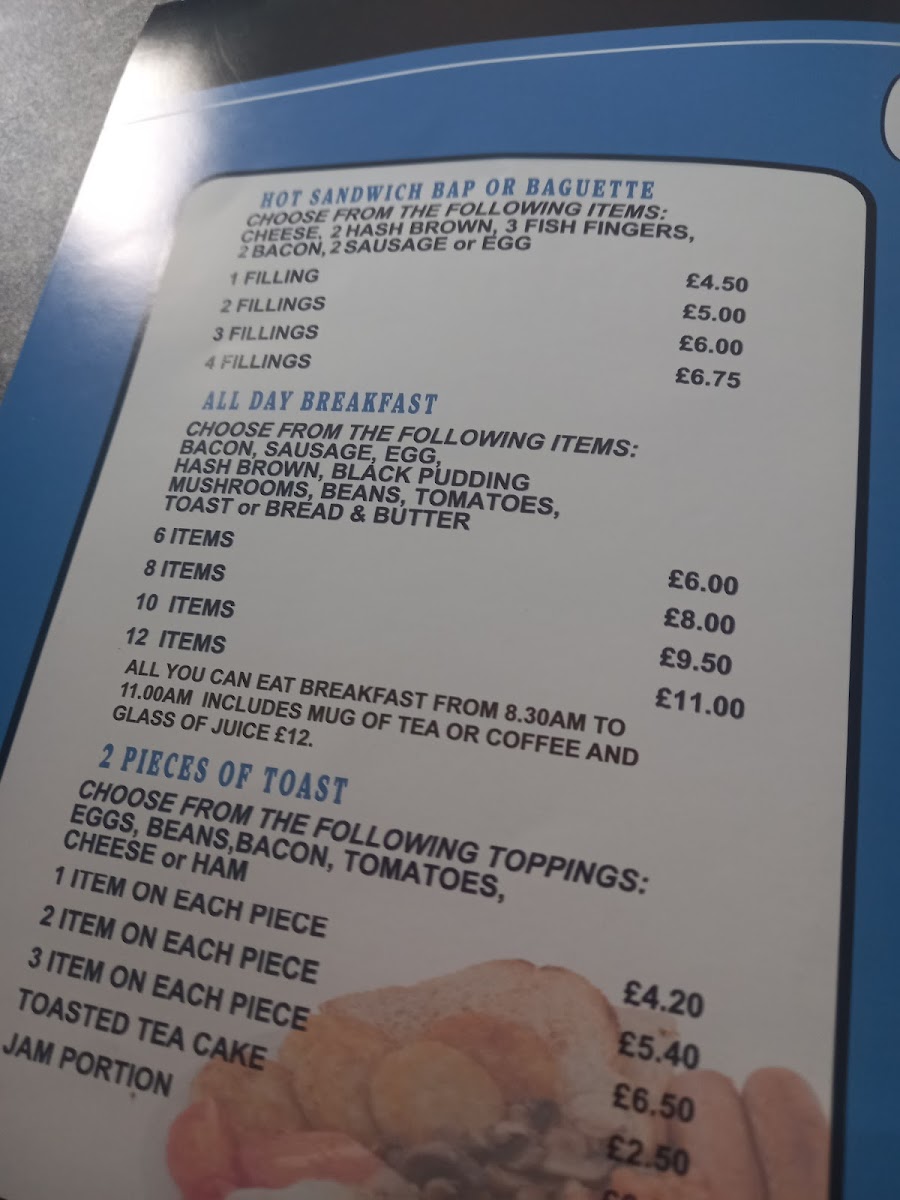 California Chippy Photo Menu 4