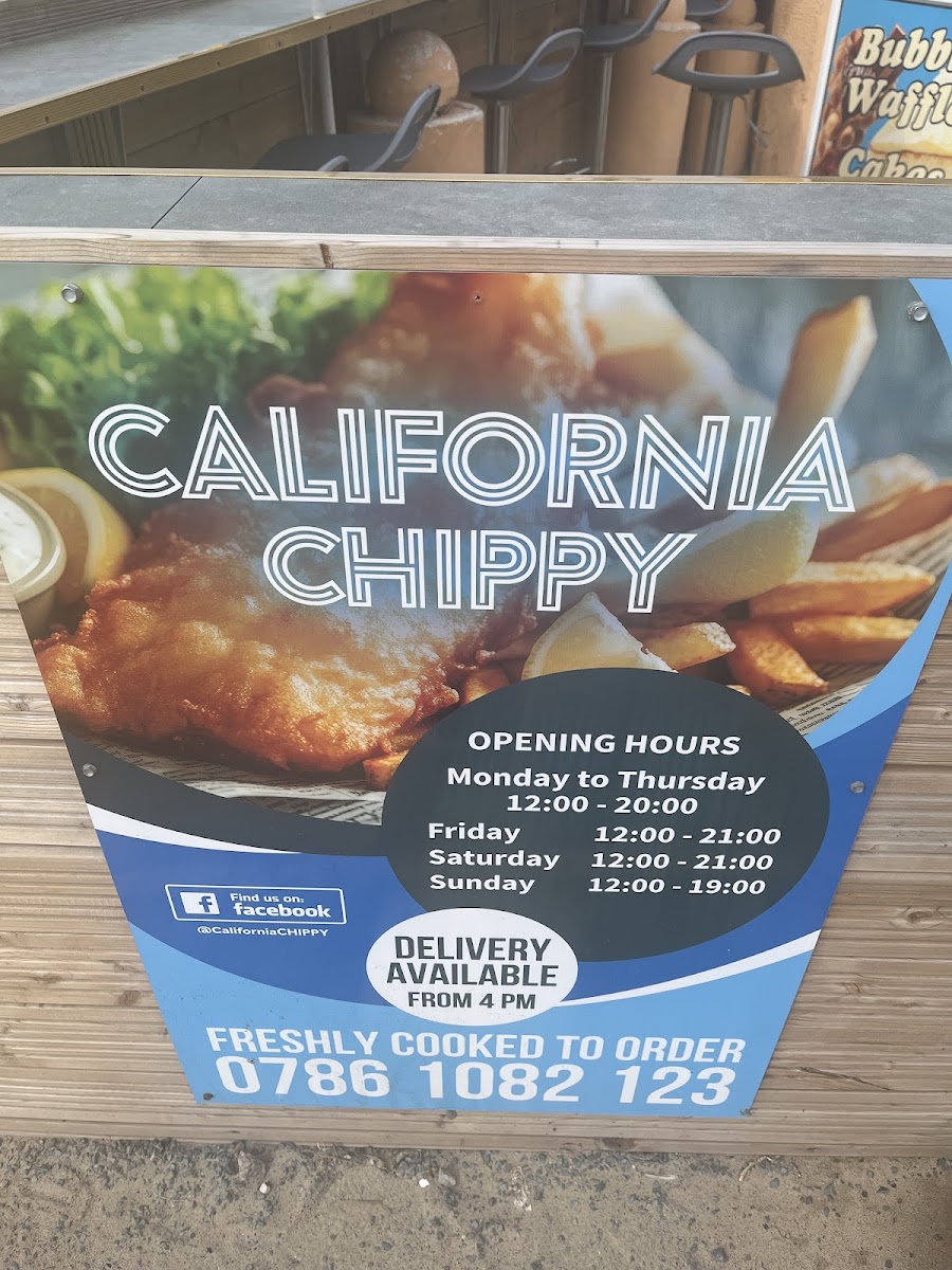 California Chippy Photo Menu 8