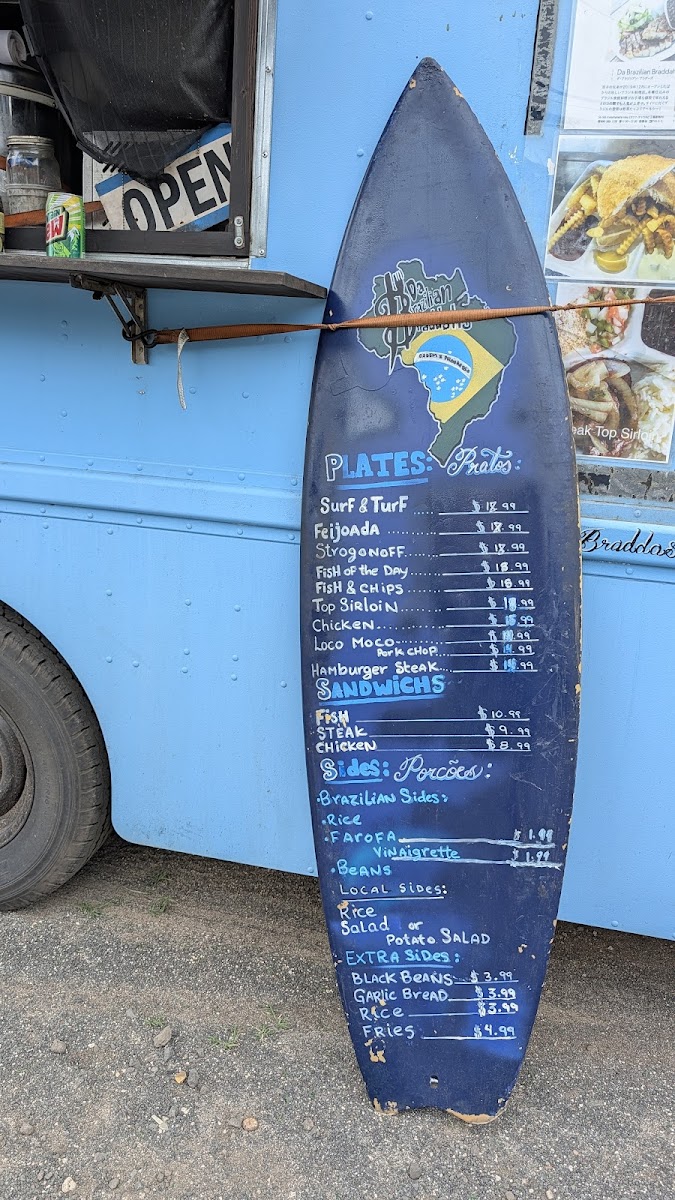 Da Brazilian Braddahs- Waianae Photo Menu 3
