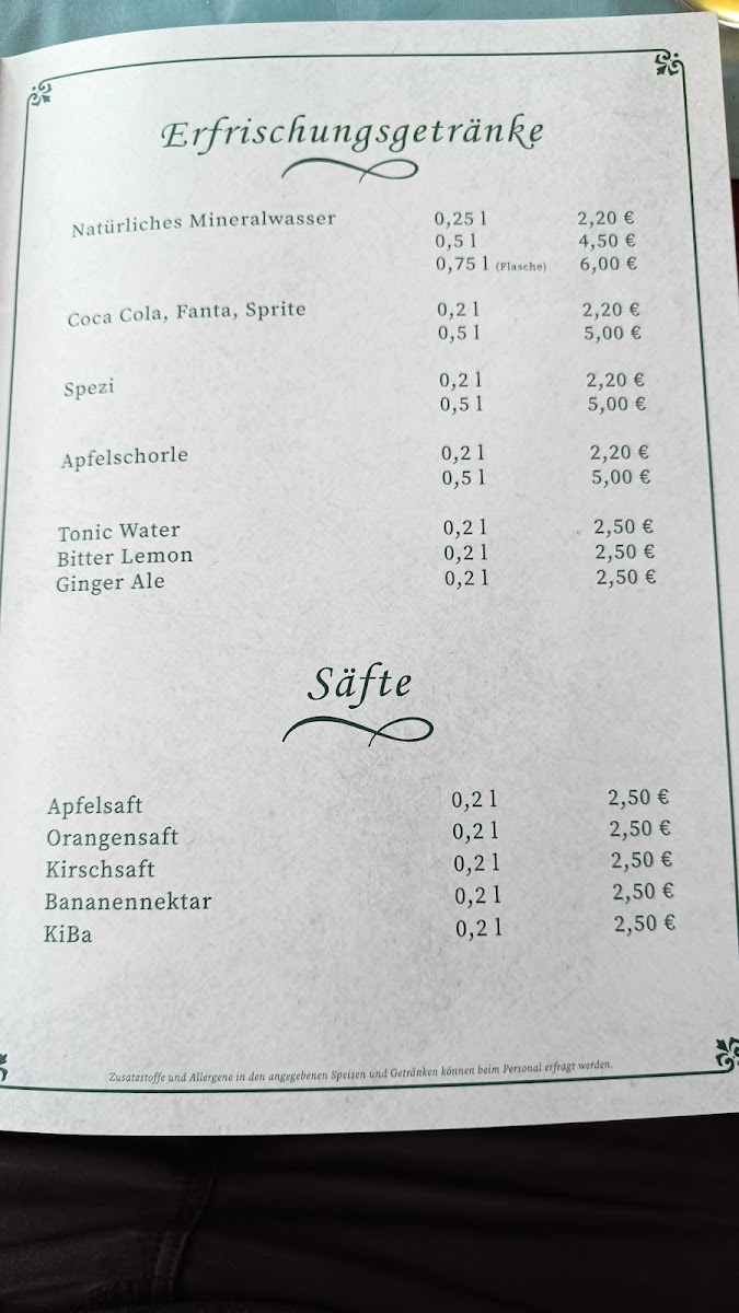 Zur Wichmannlinde Photo Menu 2
