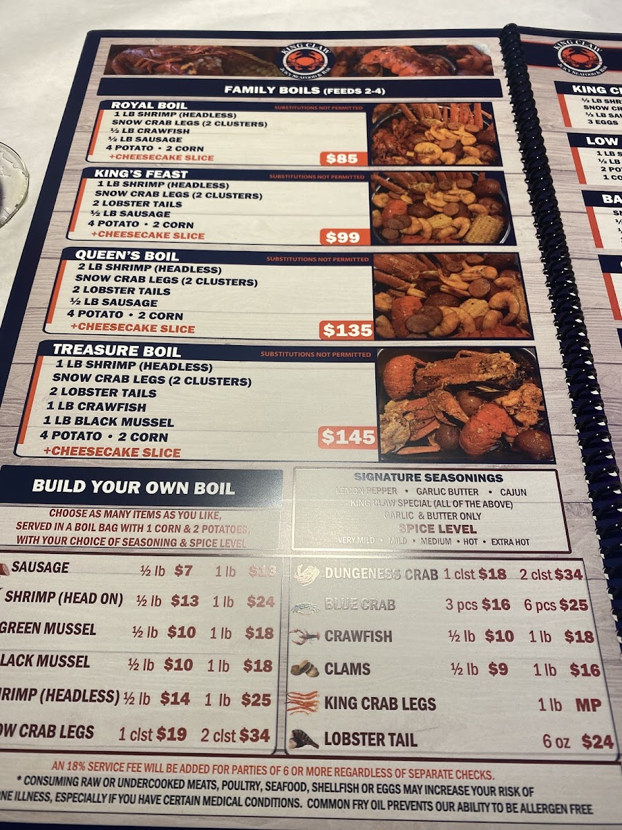 King Claw - Juicy Seafood & Bar Photo Menu 5