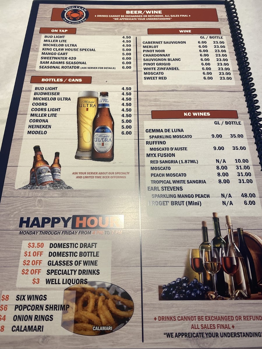 King Claw - Juicy Seafood & Bar Photo Menu 8