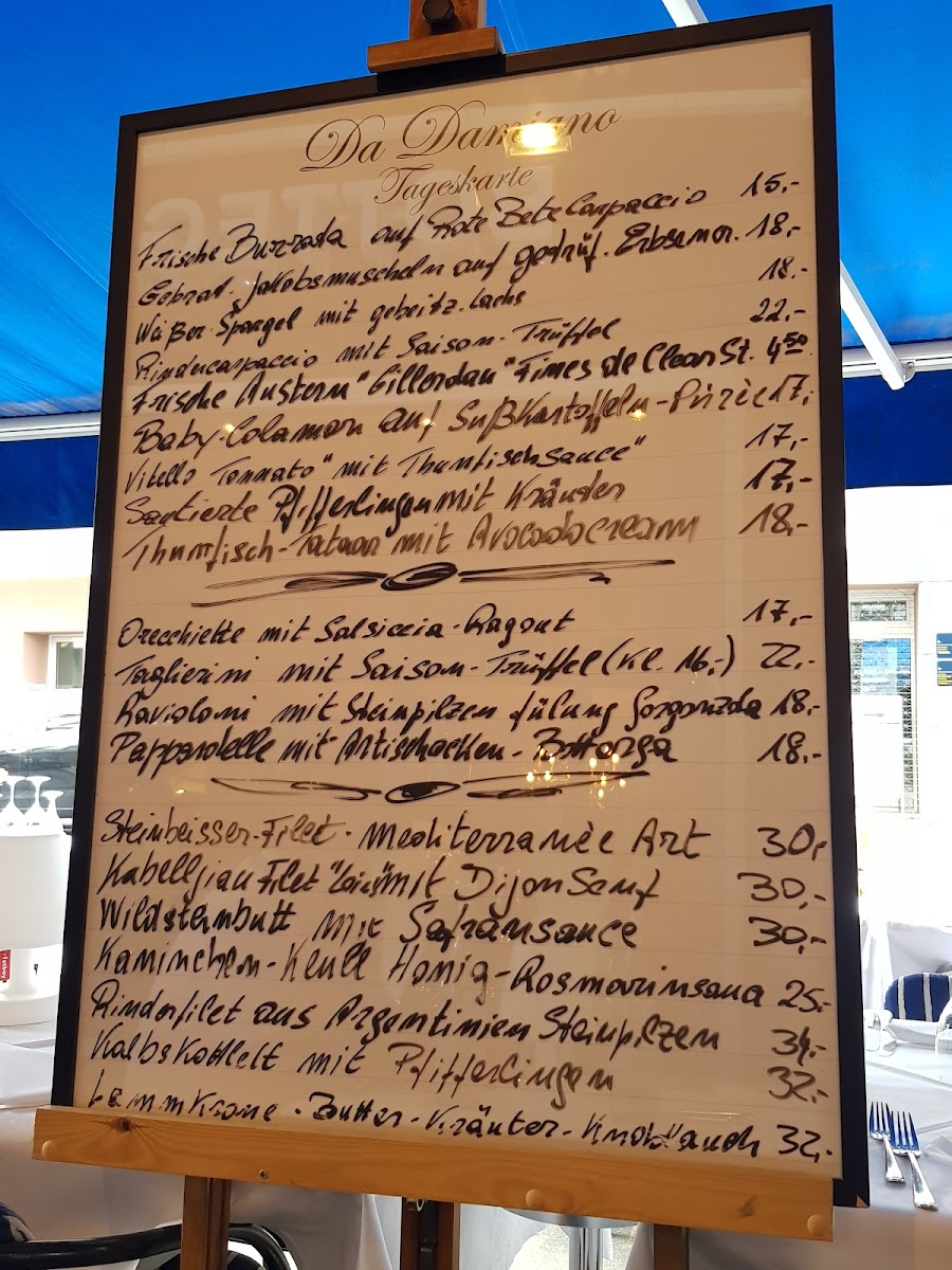 Da Damiano Photo Menu 4