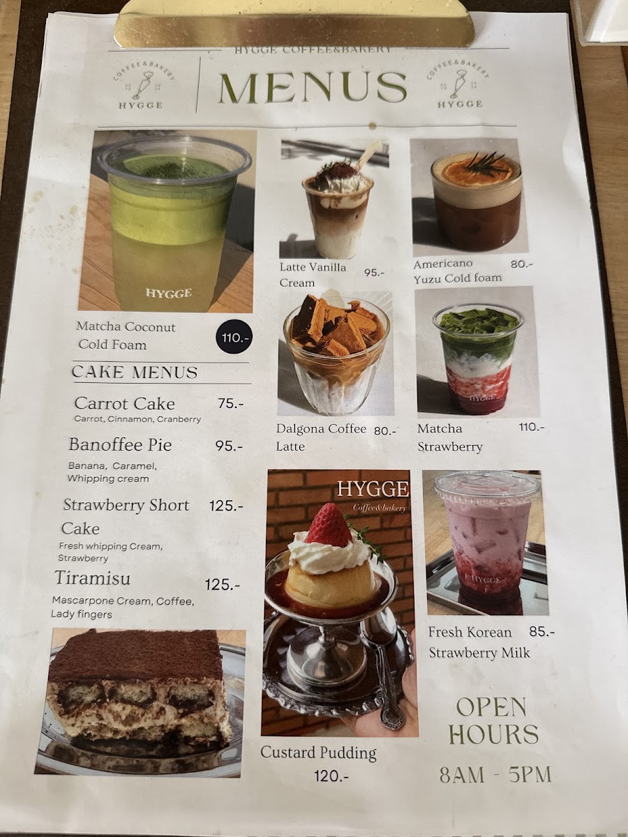 Hygge Coffee&Bakery Photo Menu 1