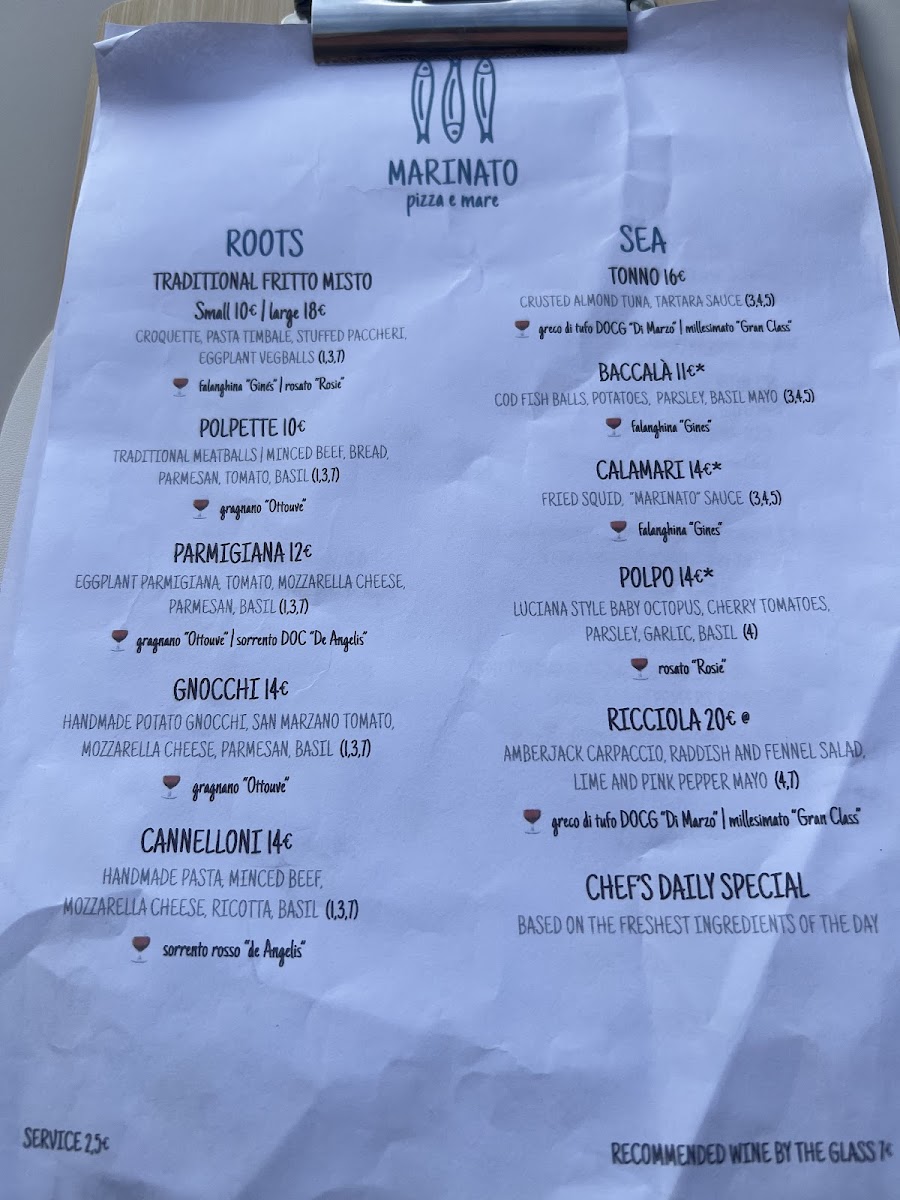 Marinato pizzeria Photo Menu 6