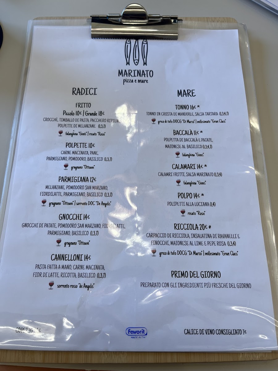 Marinato pizzeria Photo Menu 7