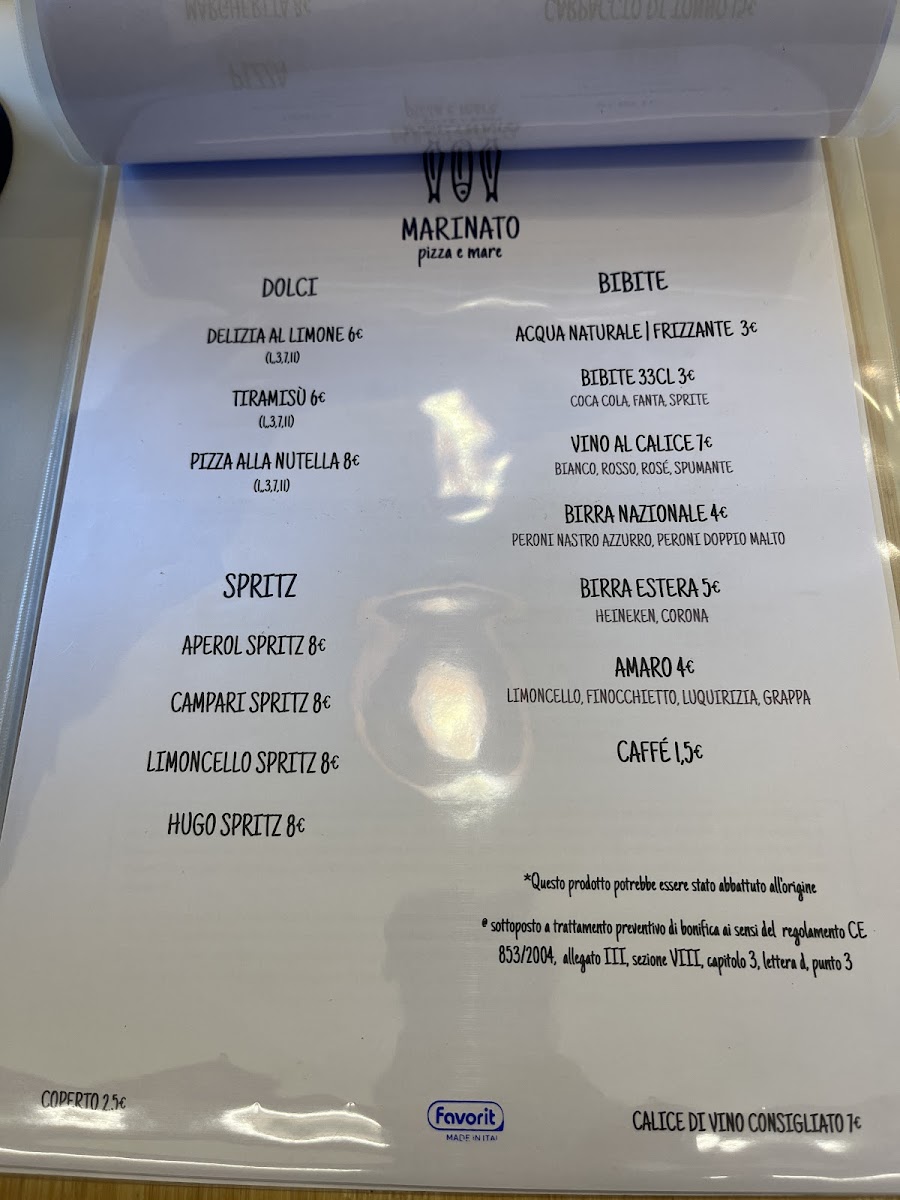 Marinato pizzeria Photo Menu 8
