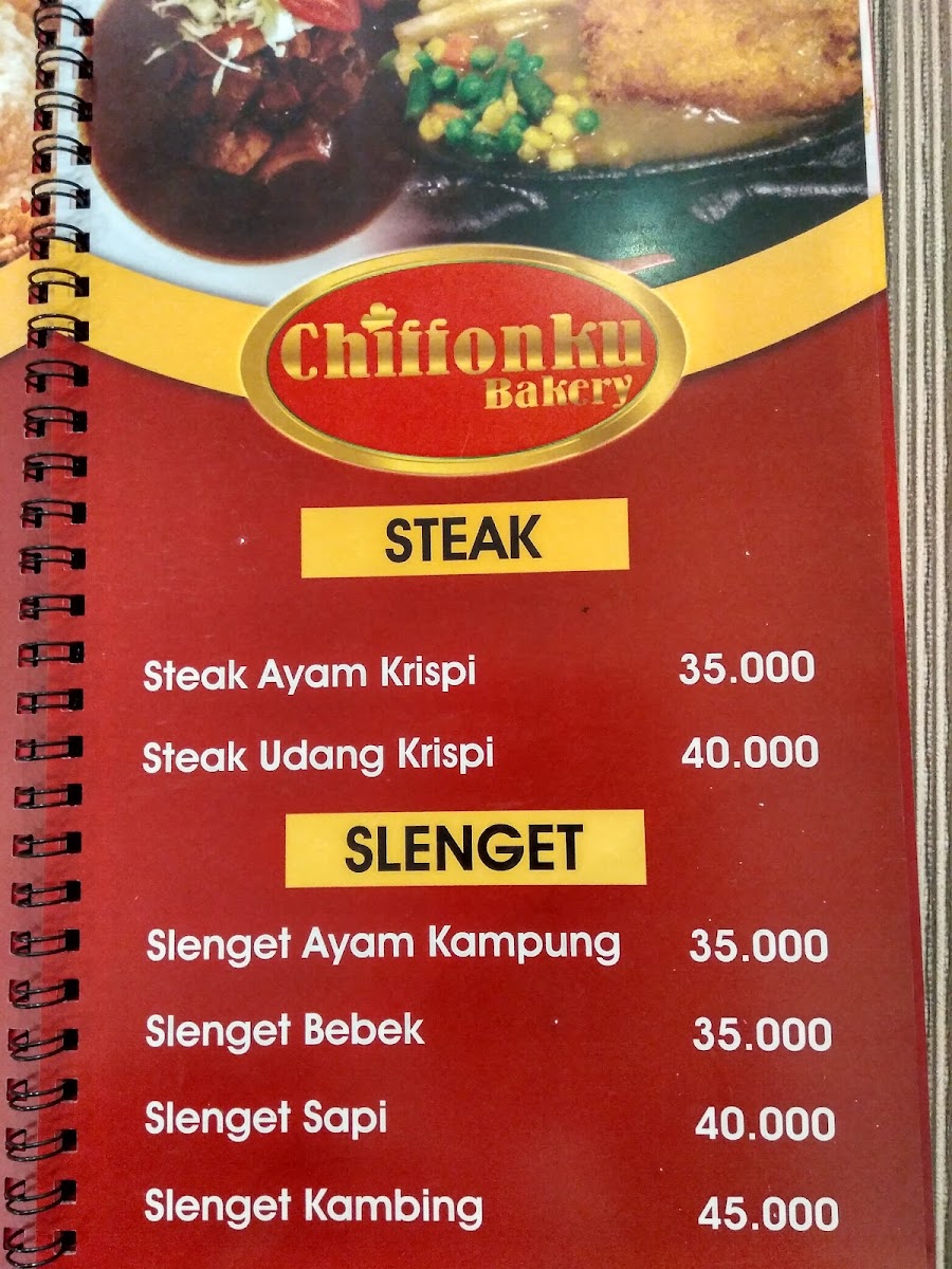 Chiffonku Bakery Photo Menu 4