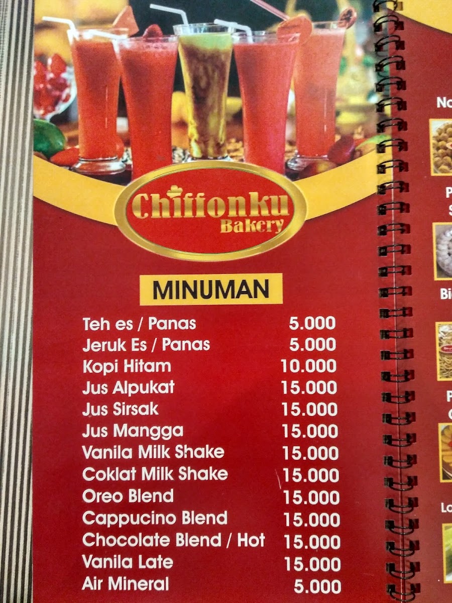 Chiffonku Bakery Photo Menu 7