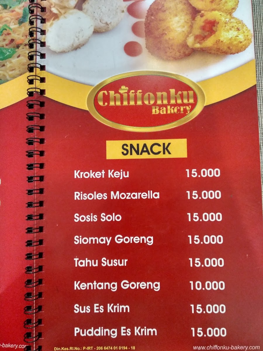 Chiffonku Bakery Photo Menu 8