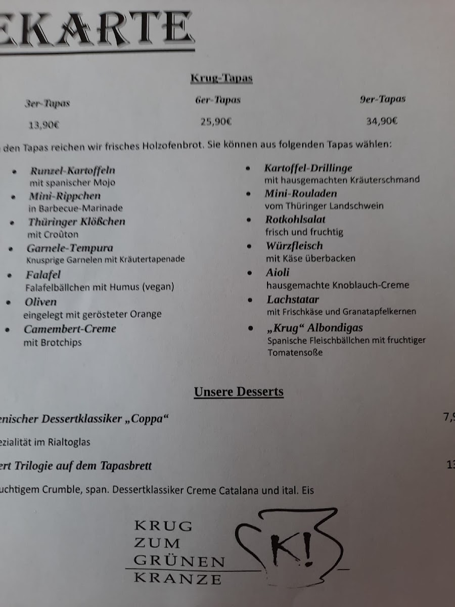 Krug Zum Grünen Kranze - Das Original Photo Menu 5