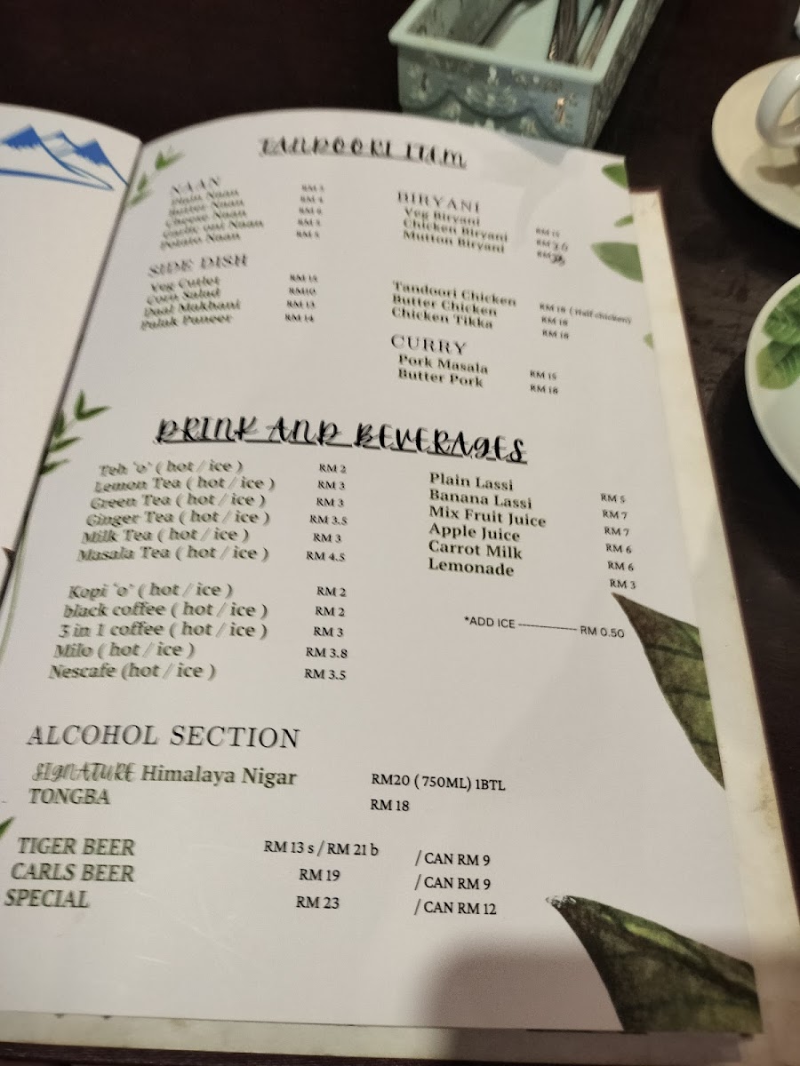 Himalaya Tandoori restaurant Sdn Bhd Photo Menu 3