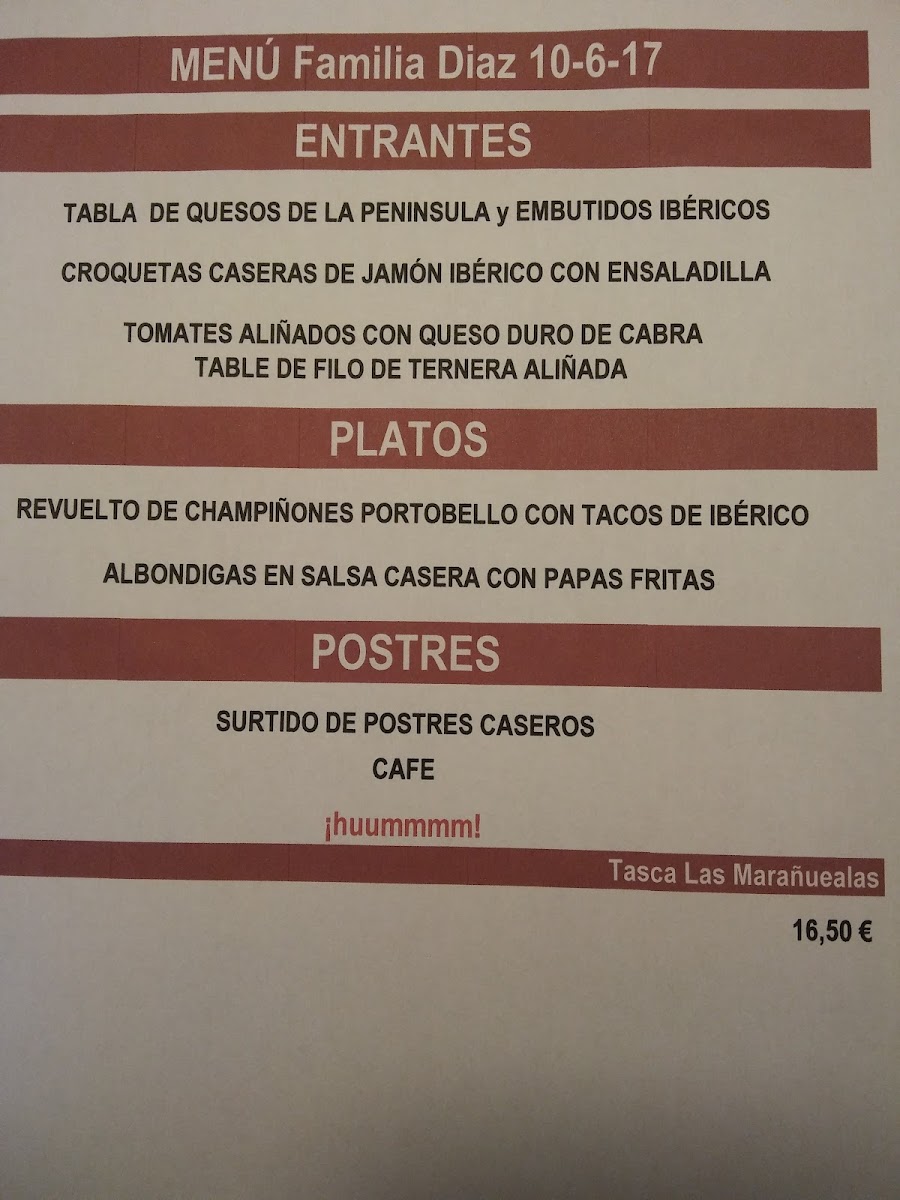 Tasca Las Marañuelas Photo Menu 8