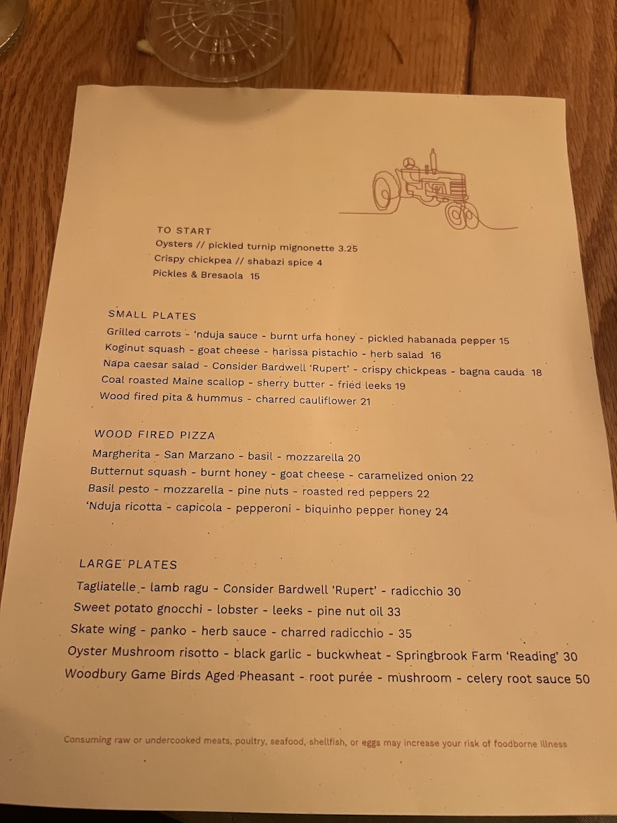The Restaurant at Hill Farm Photo Menu 1