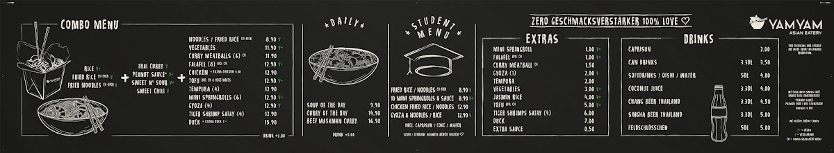 Yam Yam - Asian Eatery Photo Menu 1