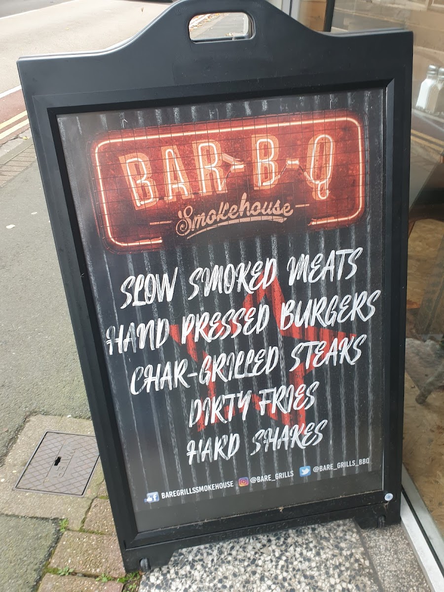 Bare Grills - Taunton Photo Menu 10