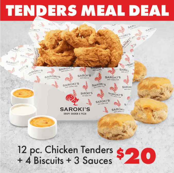 Saroki's Crispy Chicken & Pizza Photo Menu 1