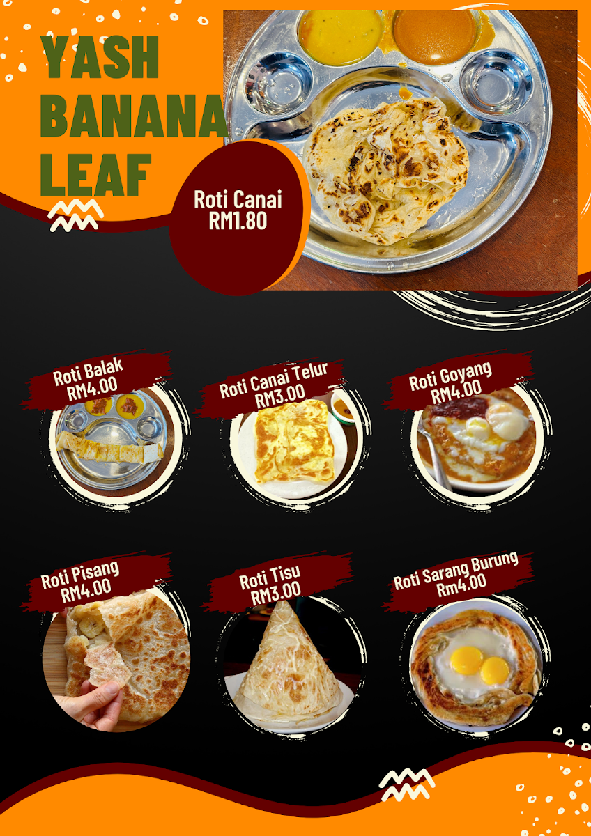 Yash Banana Leaf Restoran Photo Menu 1