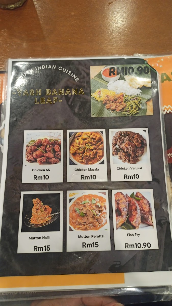 Yash Banana Leaf Restoran Photo Menu 10