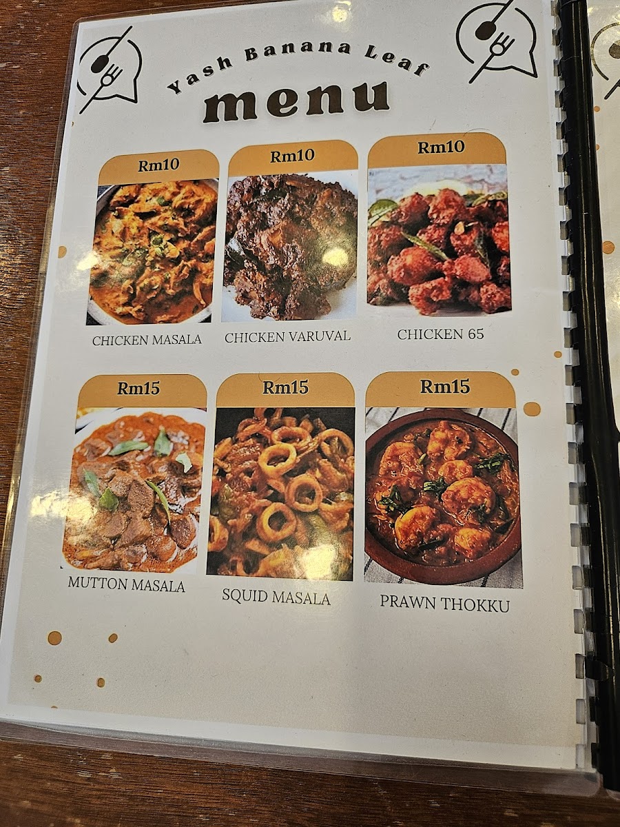 Yash Banana Leaf Restoran Photo Menu 4