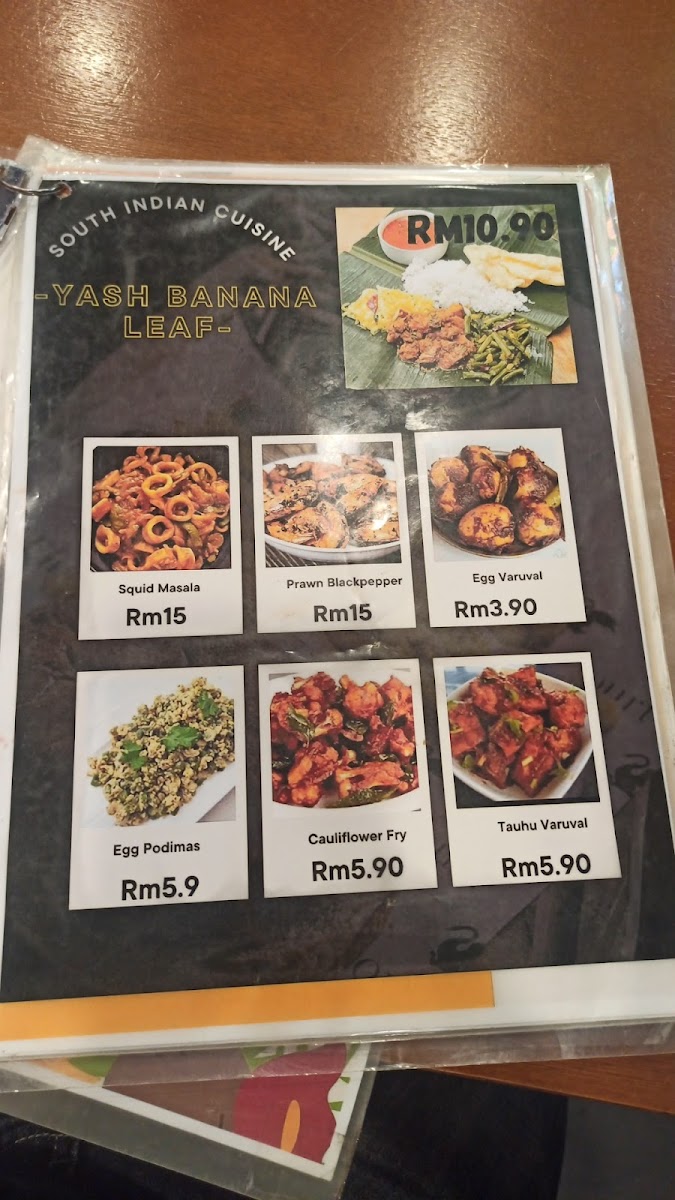 Yash Banana Leaf Restoran Photo Menu 5