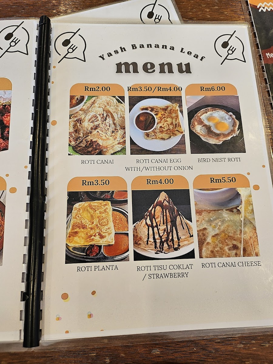 Yash Banana Leaf Restoran Photo Menu 7