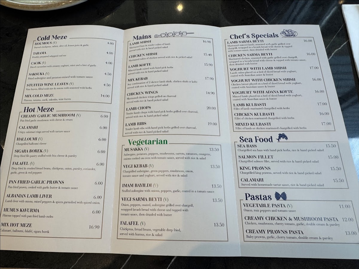 Haute Shish Photo Menu 3