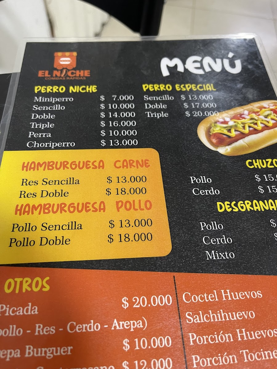Comidas Rápidas El Niche Photo Menu 1