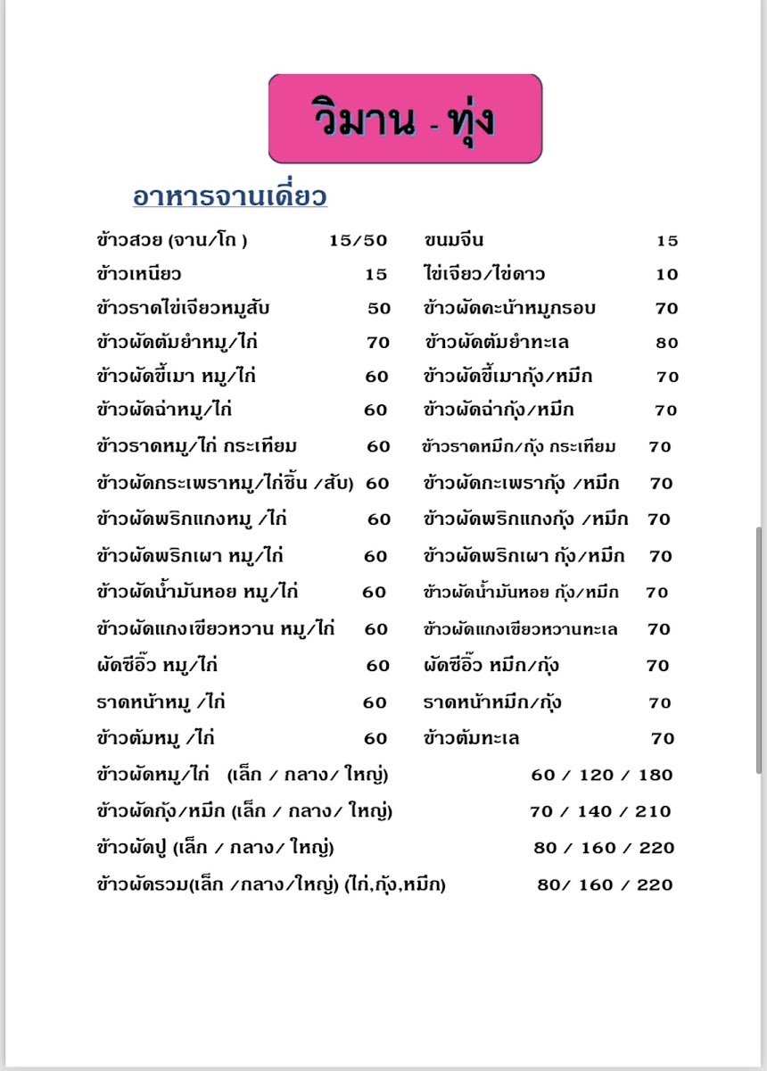 Wiman Thung Photo Menu 7