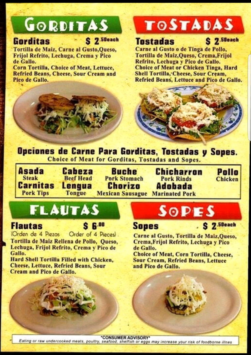 El Ranchito Photo Menu 6