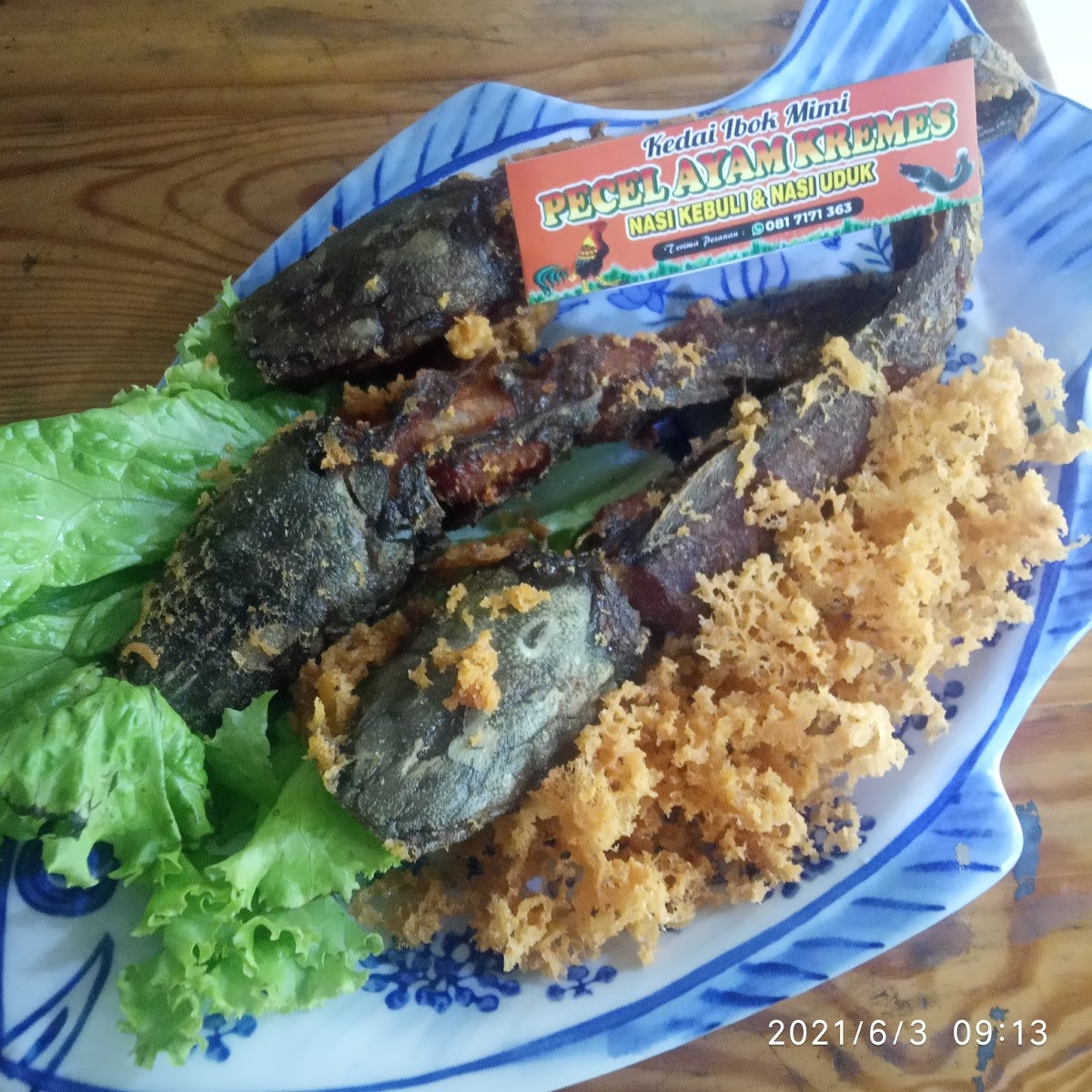 Kedai Pecel Ayam Kampung Kremes Ibok Mimi