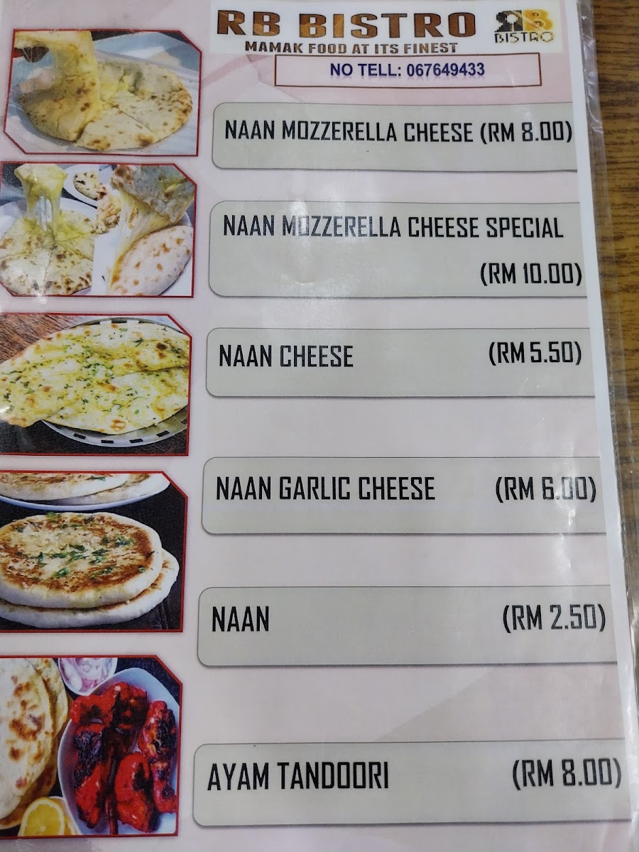RB BISTRO @ SEREMBAN Photo Menu 2